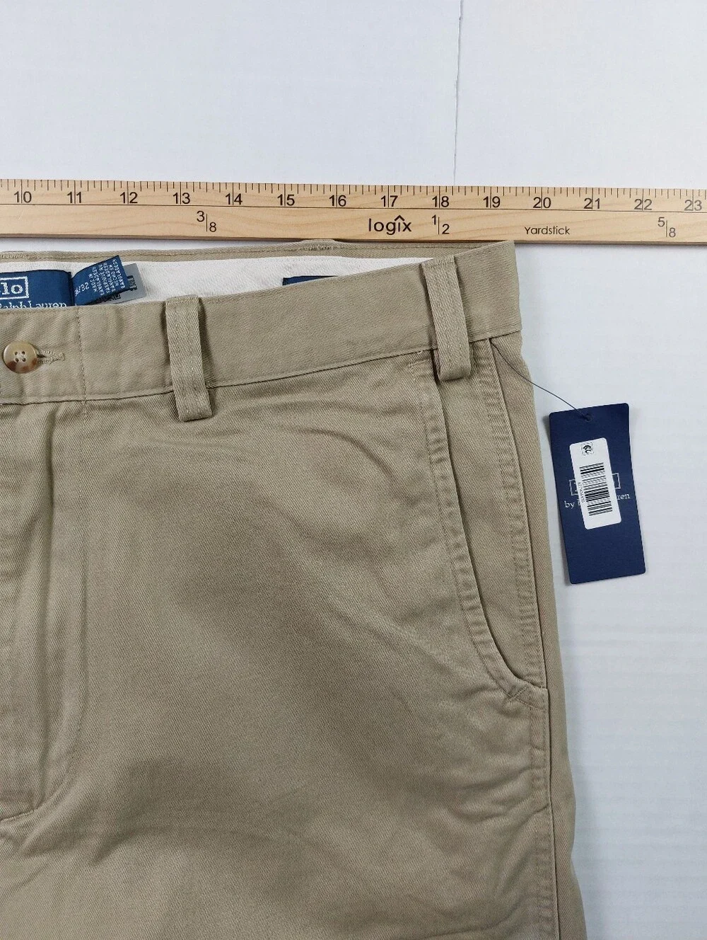 Polo Ralph Lauren The Salinger Chino Pants Mens 36(38)x32 Khaki Heritage NWT